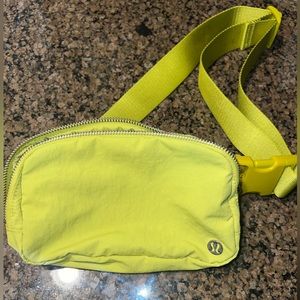 Lemon Green Lululemon Everywhere Belt Bag